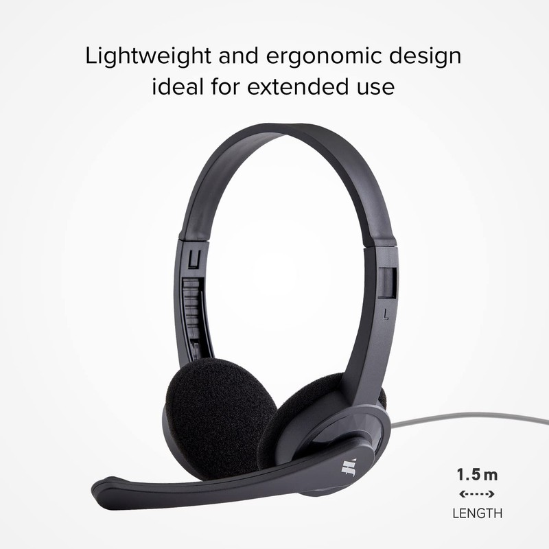 MUSIC HERO SBS Adjustable Headphones with Swivel Microphone 3.5 mm