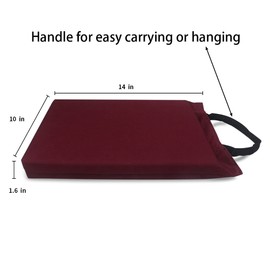 SAILINGFLO Set of 2 Kneeling Pad Knee Mat Gardening Kneeler Garden Sitting Cushion Knees Support Board of Working,Repairing Floor Mat for Prayer,Fitness,Yoga,Gym & Pilates (Wine)