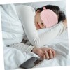 SAFIGLE 2pcs Fluffy Plush Eye Mask Soft Sleeping Blindfold for