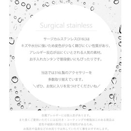 Laamore Eterno Pair Necklace, Thread, Stainless Steel Accessories, Zirconia, Pair Pendant, Chain for Women, 17.7 inches (45 cm), Men's 19.7 inches (50 cm), Stainless Steel Cubic Zirconia, No Gemstone