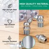 OURU Grease Fittings Assortment, 165PCS Metric Zerk Grease Fittings NPT