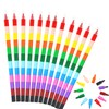 XIANFANG 12 PCS Stackable Crayons Set - Unleash Creativity with