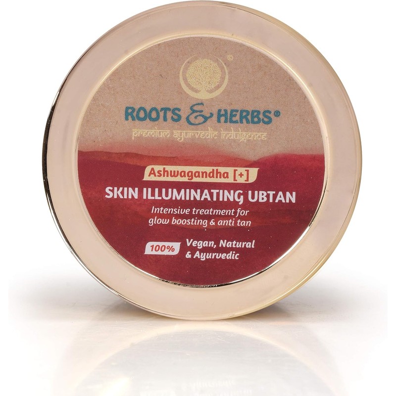 Roots & Herbs Ayurvedic Natural Treatment 100% Vegan Ashwagandha Skin