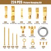 Picture Hooks Picture Hanger Set, 224 Pieces Hooks Picture Frame