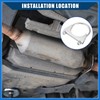 VekAuto Round U Bolt Muffler Exhaust Clamps for Car /