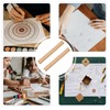 iplusmile 30 Pieces Wooden Ruler Hardwood Measuring Stick Training Aid