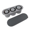 Hollow Cylinder Ice Cube Tray Quick Release Silicone High Low