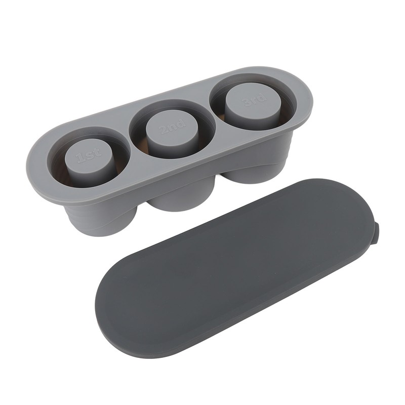 Hollow Cylinder Ice Cube Tray Quick Release Silicone High Low