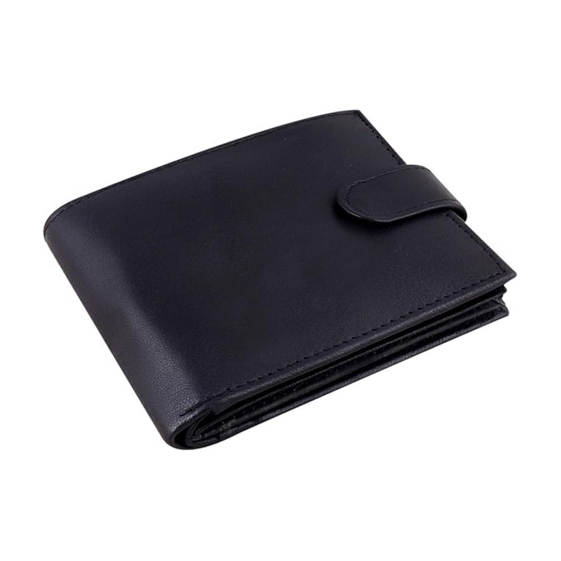 iflip Genuine Leather Wallet for Men's RFID Blocking Coin Compartment