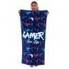 Gamer For Life Beach Towel - Gaming Controller Beats Design