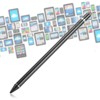Stylus Pen Black for IOS/Android Universal 2-In-1 Active Capacitive Touch