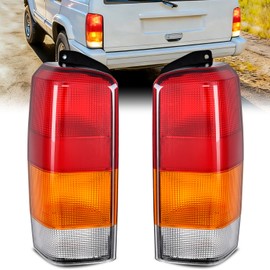 Nilight Taillight Assembly Compatible with 1997 1998 1999 2000 2001 Jeep Cherokee Limited SE Sport XJ XJ Chassis Rear Tail Light Lamp Replacement OE Style Drive and Passenger Side