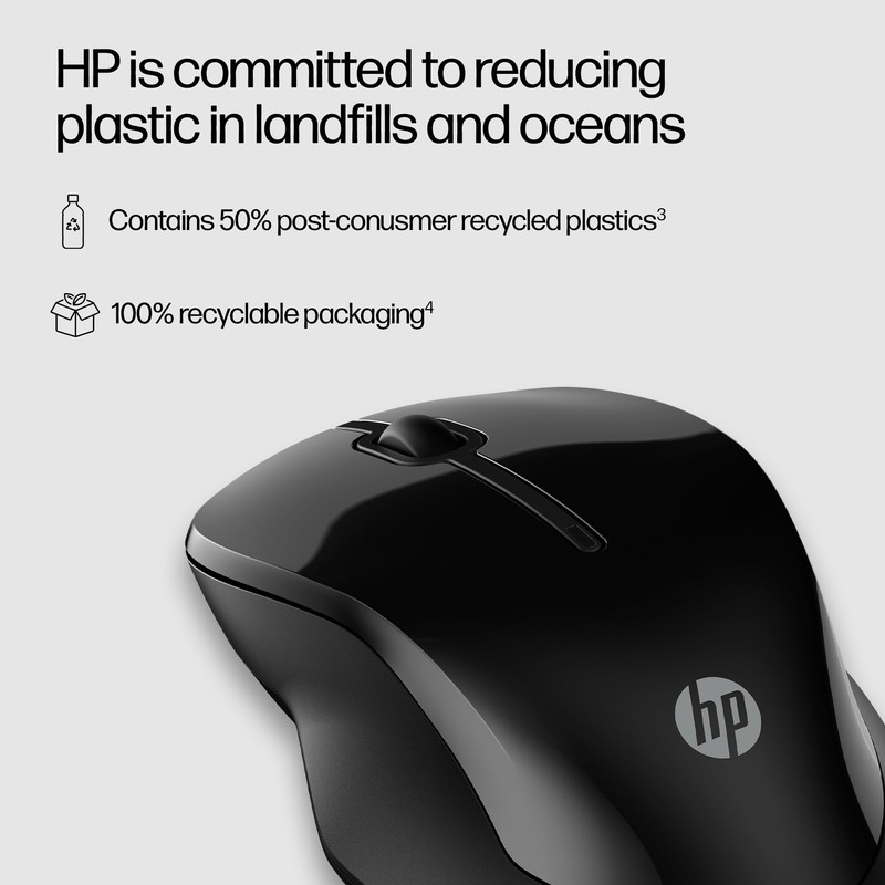 HP 250 Dual Mouse - for Computer or Laptop -