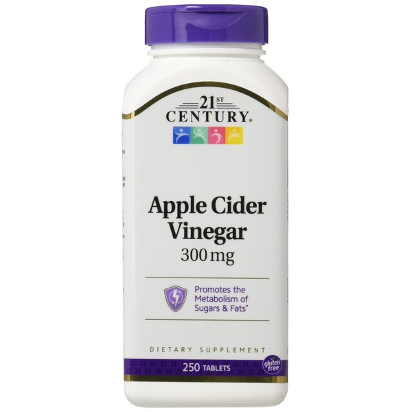 21st Century 300Mg Apple Cider Vinegar Tablets, 3 Count