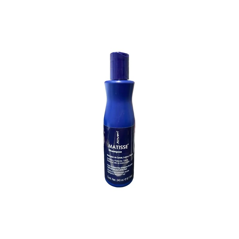 Shampoo Matizador De Canas, Luces, Rayos Matisse Anven 240ml