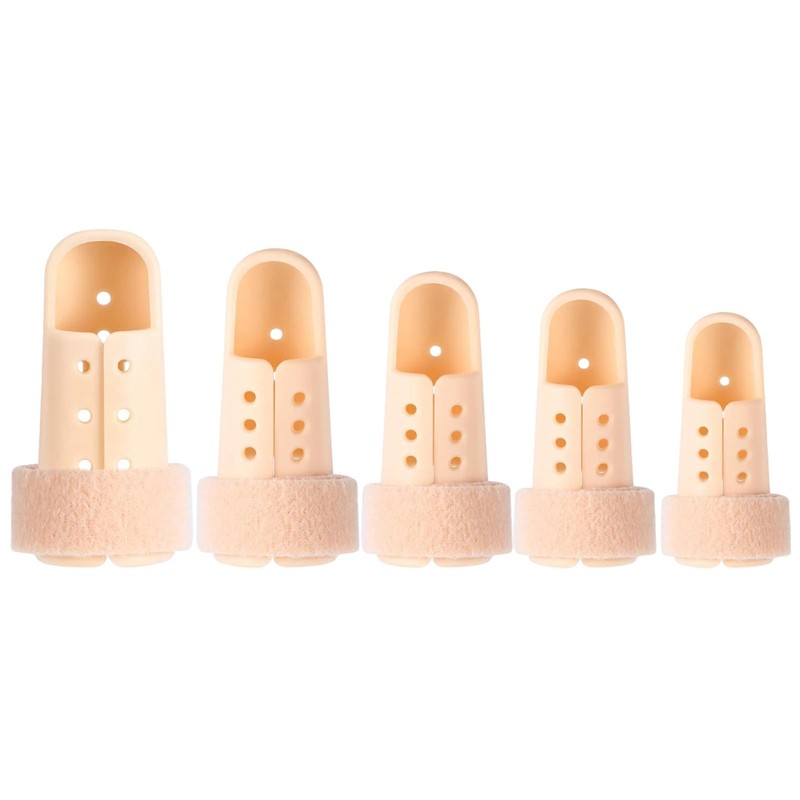 Eddrfy 5 Stecche per Dita + 5 Protezioni Elastiche per