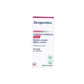 Gengenetics Vitamin B Complex Direct 6-pack day pack (6-day supply) / 젠제네틱스 비타민B 컴플렉스 다이렉트 6포 데이팩 (6일분)