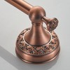 Red Copper Bath Roll Toilet Paper Holder, Wall Mounted Red