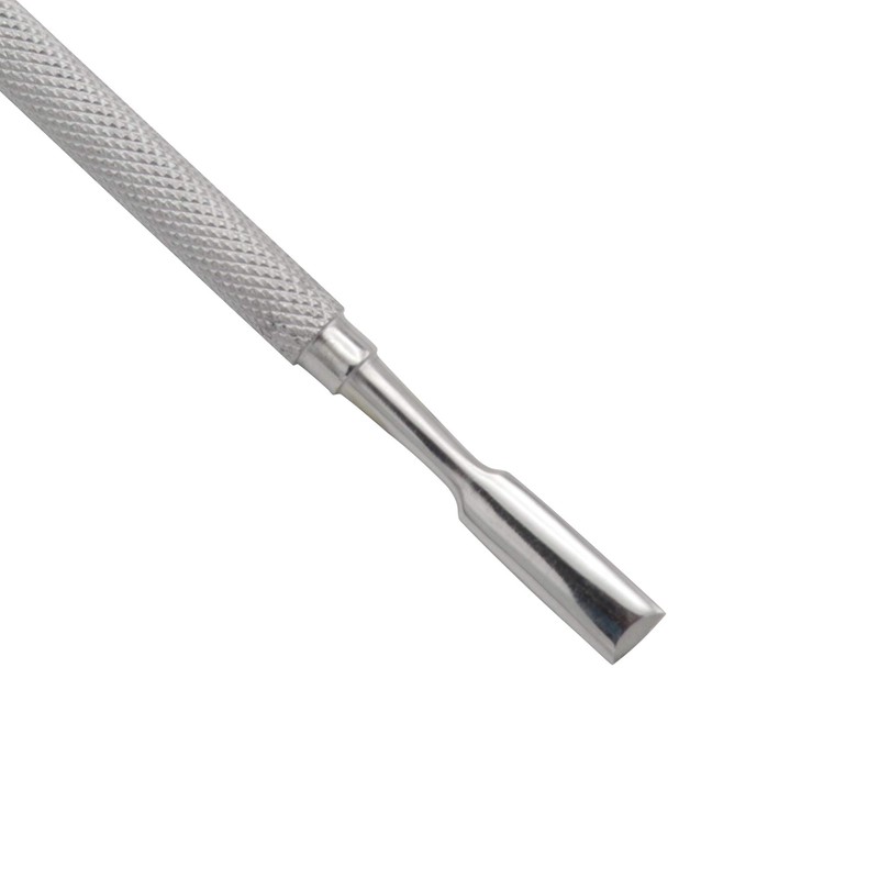 Cuticle Trimmer Remover Tool Pusher Spoon Nail Cleaner Dual Sided