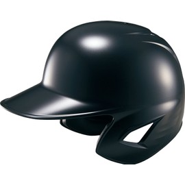 ZETT BHL380 Soft Baseball Helmet for Batters, Black (1900), Size L: 22.4 - 23.2 inches (57 - 59 cm)
