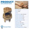 OHLECTRIC Hex Head Copper Split Bolt Connector 6 AWG (5
