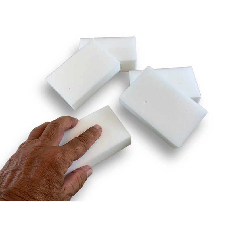 KIBROS Magic Sponge, Melamine, White, Quantité x 1