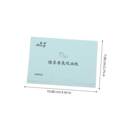 WOONEKY Oil Control Facial Tissue 10 Boxes 1000 Pcs Soft Paper Ideal for Quick Oil Absorption