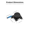 Repair Kit for Joycon Drift Joystick 2 Pack，Ancable 3D Analog