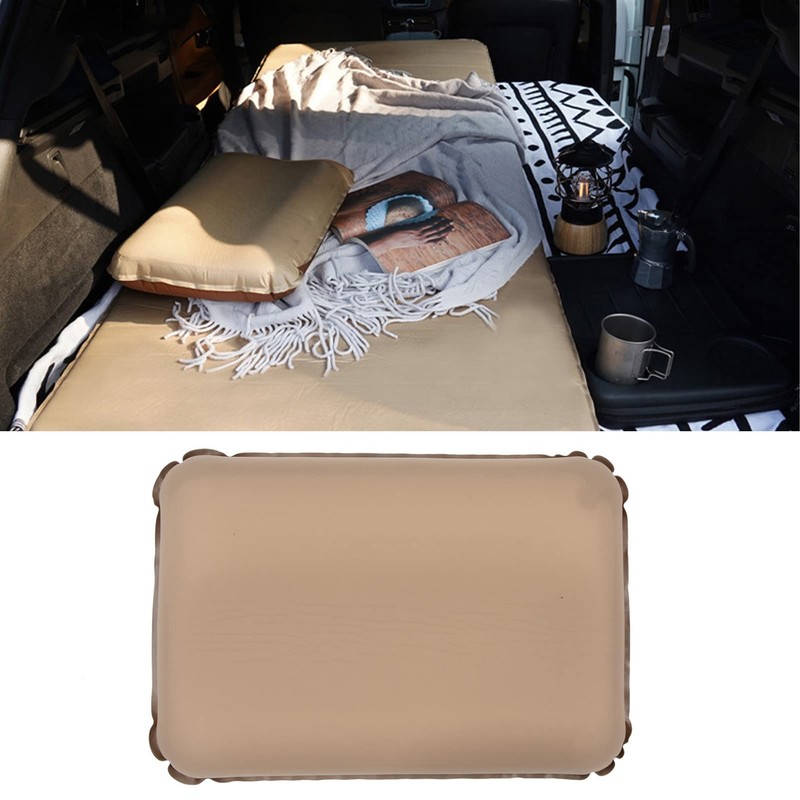 Topyond Inflatable Pillow, Highly Elastic Sponge, Soft, Waterproof, Compressible, Portable,