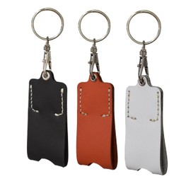 "kaupili" Key Cover, Key Case, Genuine Leather, Set of 3, Key Cap, Key Cover, Nascan Hook Ring Included, Key Number NO. Hide Whole Key (5)