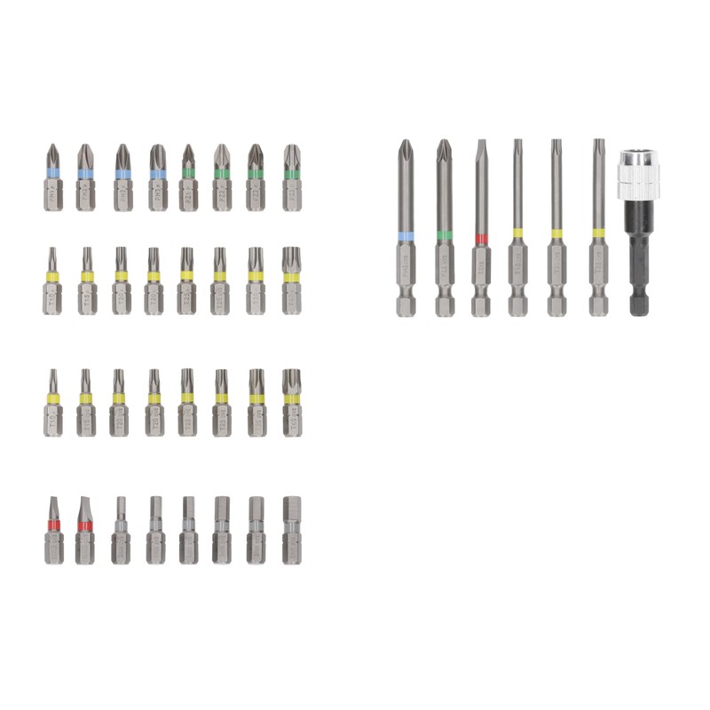 Bosch 40 Pieces Extra Hard Screwdriver Bit Set, 40 Pieces
