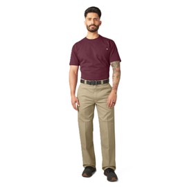 Dickies Men's Loose Fit Double Knee Work Pants, Khaki