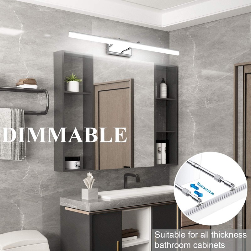 Aipsun 31.5in Dimmable Modern LED Vanity Lights for Bathroom Light