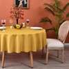 MEANMOY Gold 210 GSM Water & Stain Resistant Round Tablecloth