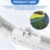 Gutter Zipper Hinges for Gutter Downspout Extension, Gutter Extension Hinge