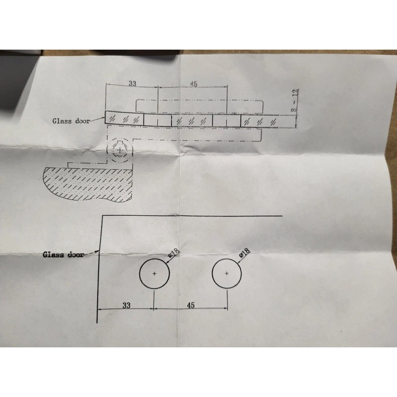 CRL FHSSA Fallbrook Satin Anodized Square Hinge Satin Anodized