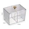 Gatuida Multi Grid Cosmetic Storage Box Makeup Organizer for Cotton