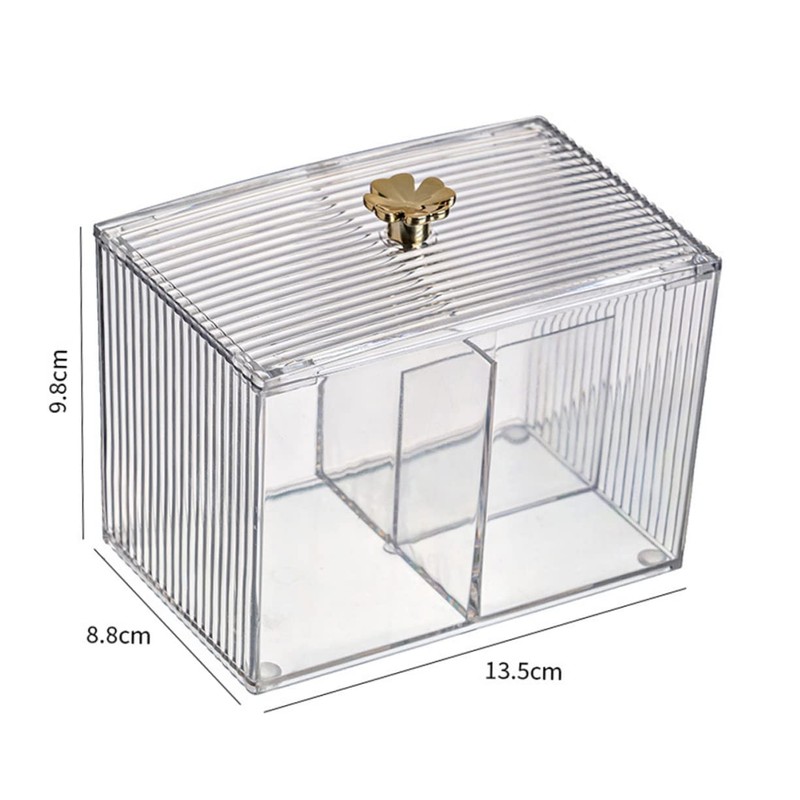 Gatuida Multi Grid Cosmetic Storage Box Makeup Organizer for Cotton