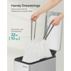 SONGMICS Trash Bags for 12-14.5 Gallon (45-55L) Trash Cans, 120