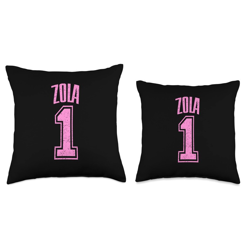 Zola Supporter Number 1 Biggest Fan Throw Pillow