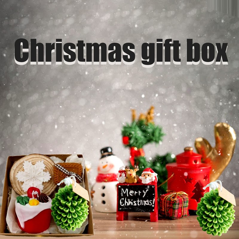 ZQYSING Christmas Pinecone Candle Mold, 3D Christmas Pinecone Silicone Mold