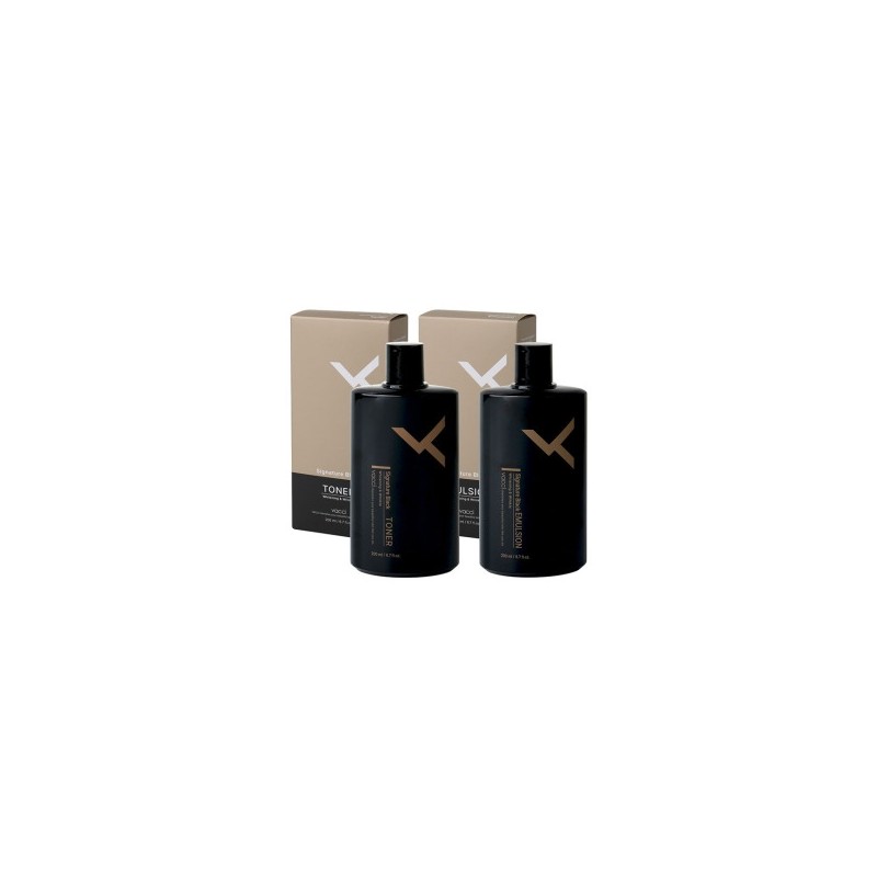 Bazzi Homme Signature Black 2-piece set (toner + emulsion) /