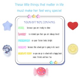 SAM & LORI Back to School Gifts First Day of School Middle School Students Class Mommy and Me Mother Daughter Bracelets Pinky Promise Bracelet Anxiety Matching Wish Bracelets