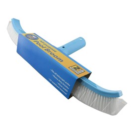 Pool Brush Aussie Gold 45cm Curved Pool Wall Brush Broom - 2 Year Warranty