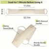 Jopplim Natural Loofah Sponge Back Scrubber for Bath Shower, Exfoliating