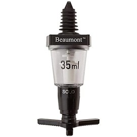Pack of 3 x 35ml Beaumont Solo Classic Spirit Measure Bar Optics 3066