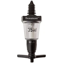 Pack of 3 x 35ml Beaumont Solo Classic Spirit Measure Bar Optics 3066