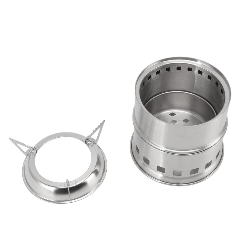 Mini Alcohol Stove for Camping Hiking Stainless Steel Campfire Stove