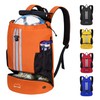 ONTYZZ Orange Sports Backpack with Drawstring Closure Basketball Backpack Gym
