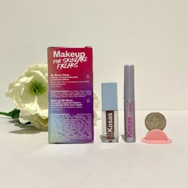 Kosas Wet Lip Oil Gloss Unbuttoned & Air Brow Clear Gel Trial Sephora Beauty NIB